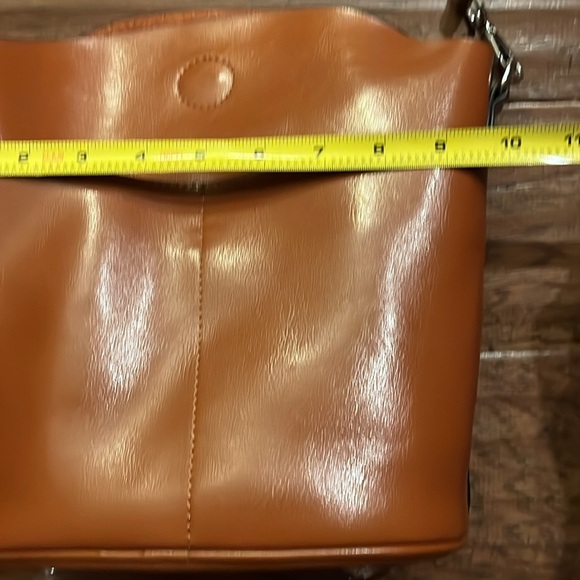 HESHE Brown Shoulder Purse - Picture 9 of 11